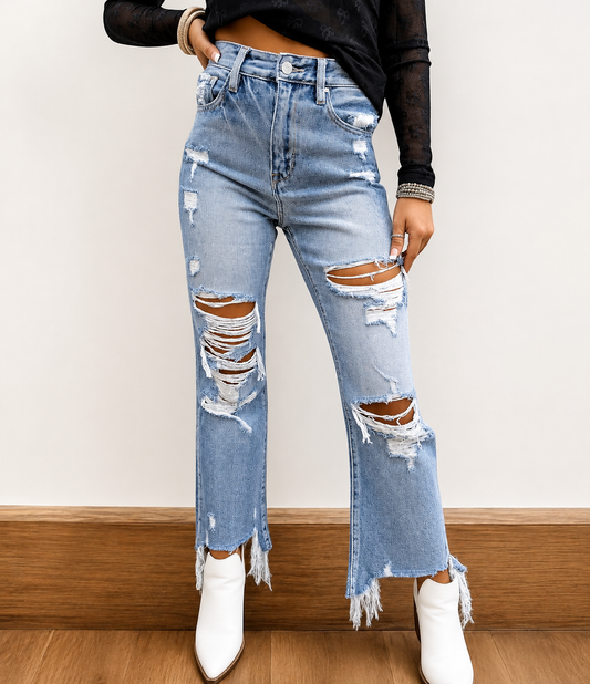 Whitney Wayne Vintage Distressed Jean