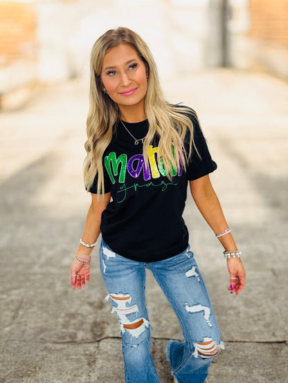 Mardi Gras Graphic T-Shirt