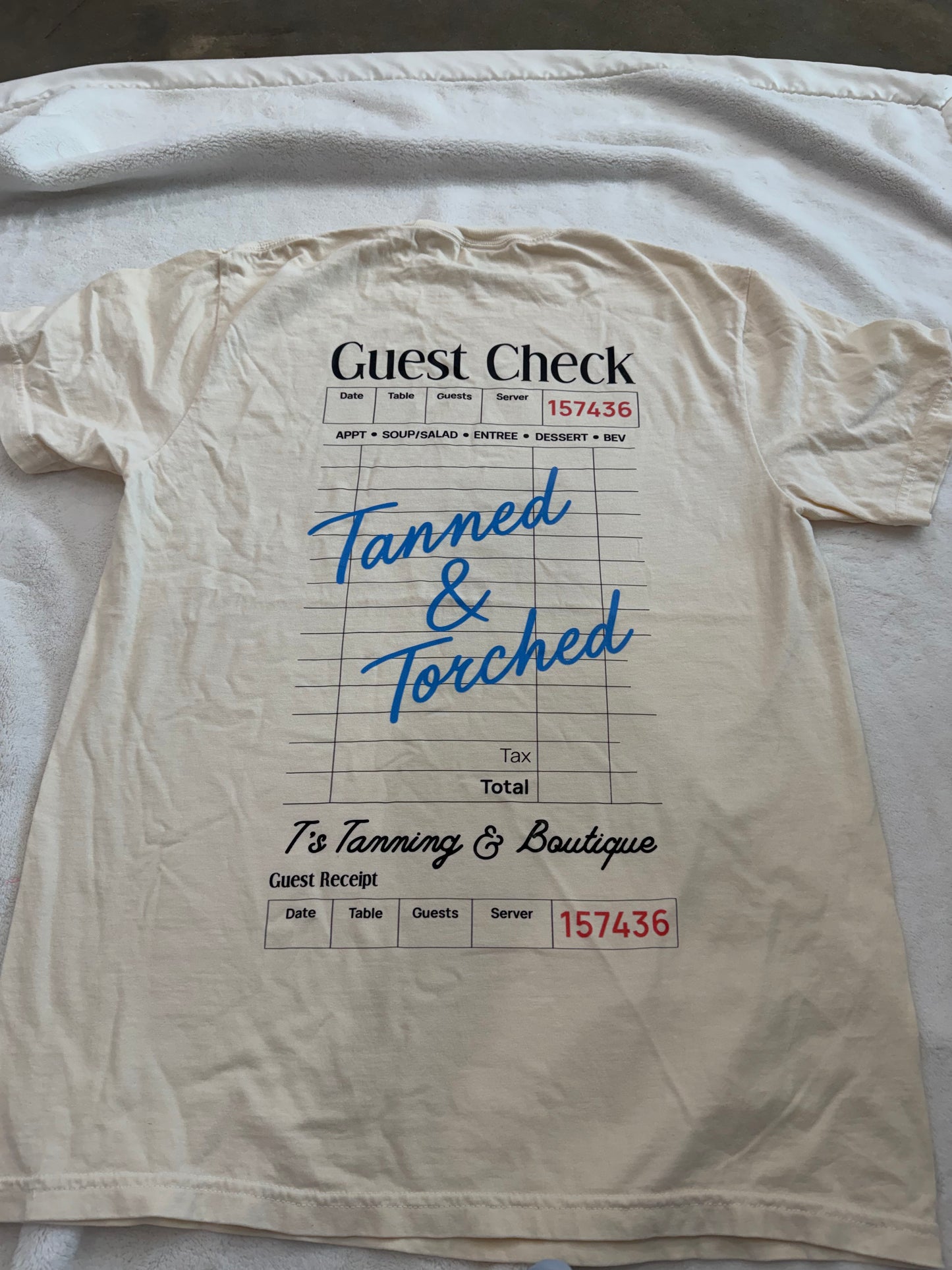 Tanned & torched M