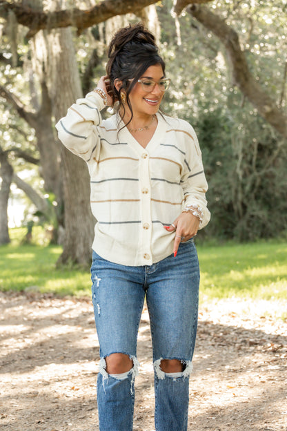 Color Me Cozy Cardigan Top