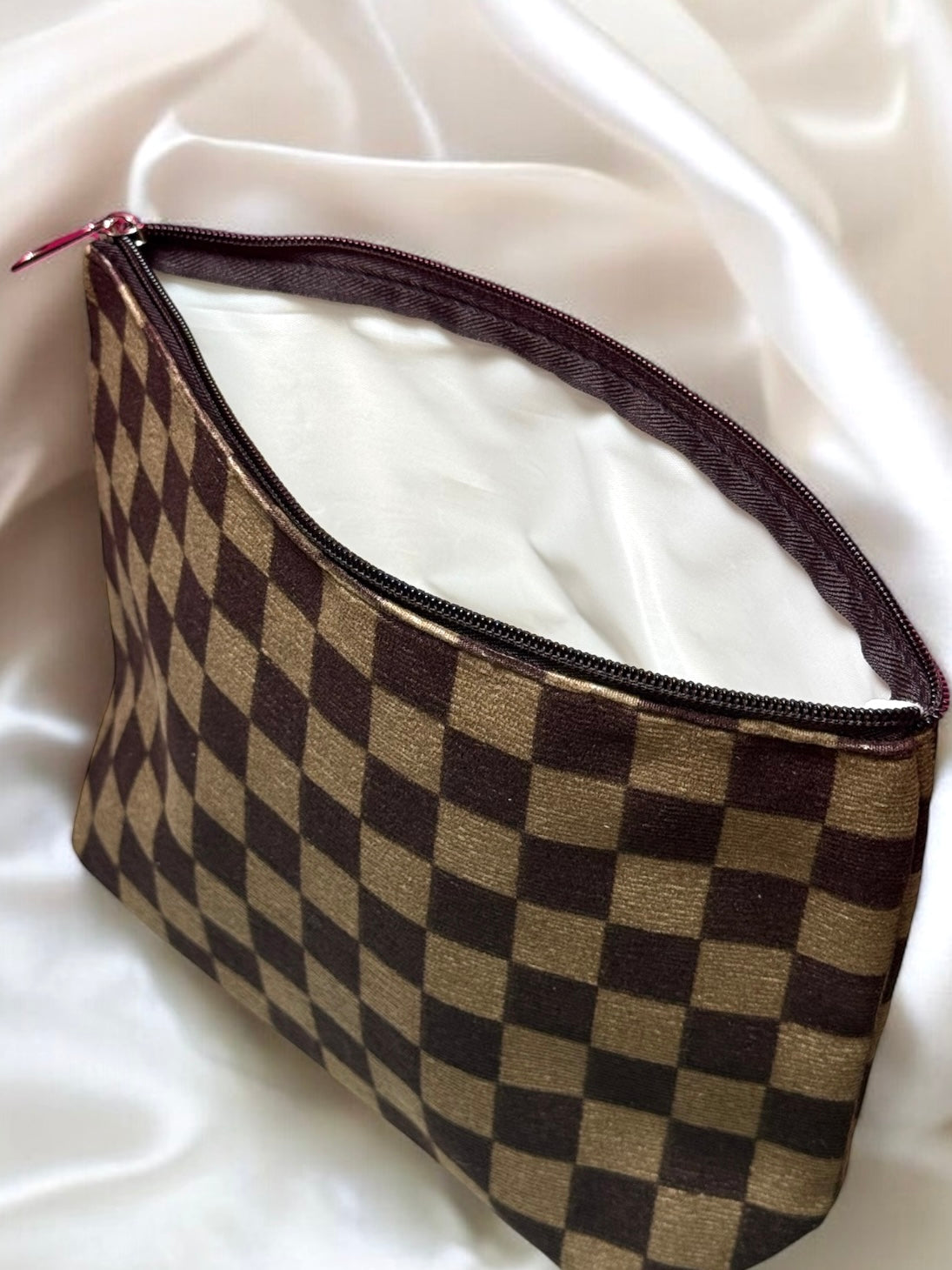 Vanity Check Travel Cosmetic Pouch