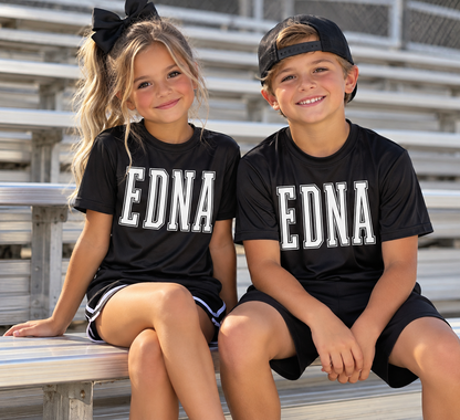 Black & White EDNA Dri-Fit Graphic Tee