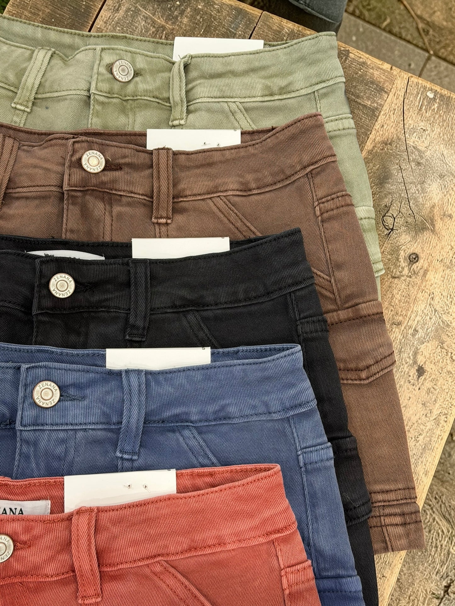Classic Everyday Cargo Denim Shorts