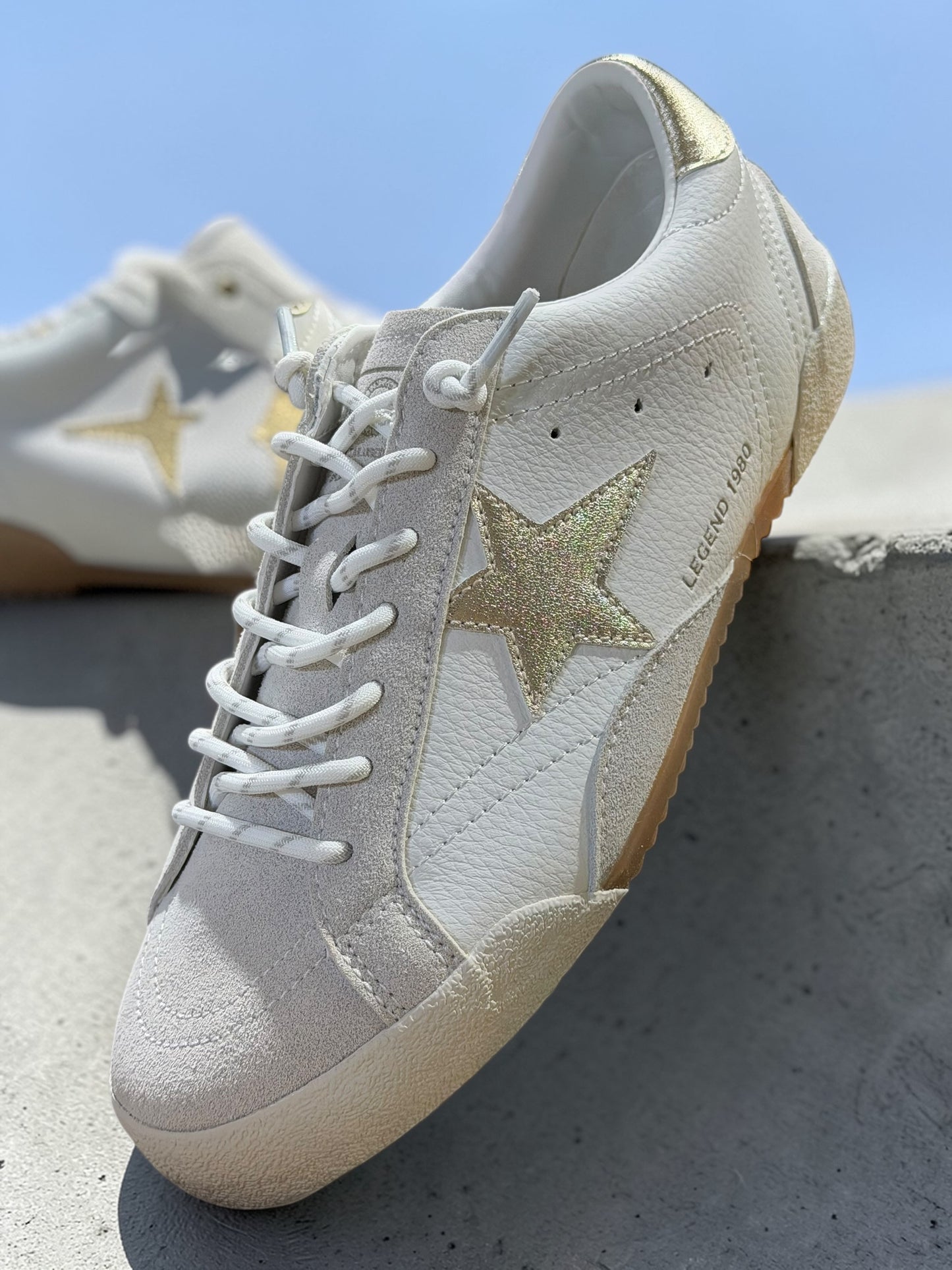 Lennon Gold Star Low Top Sneakers