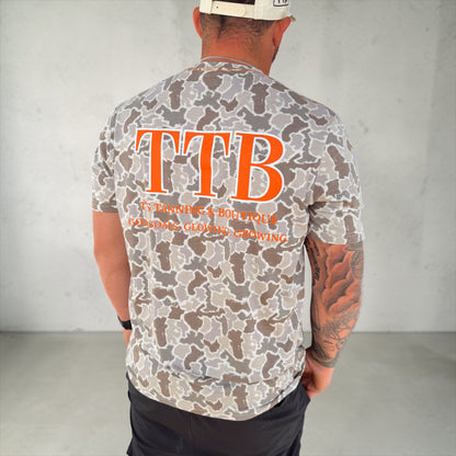 TTB Orange On Camo Graphic Tshirt