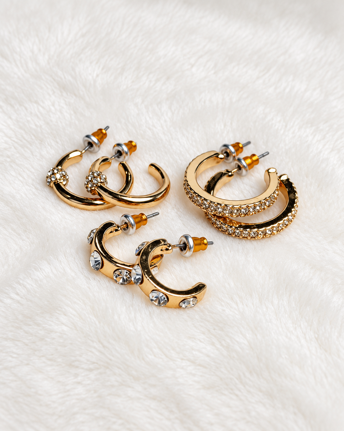 Royal Shimmer Hoop Trio Set