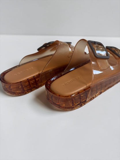 Denise Double Buckle Jelly Sandals