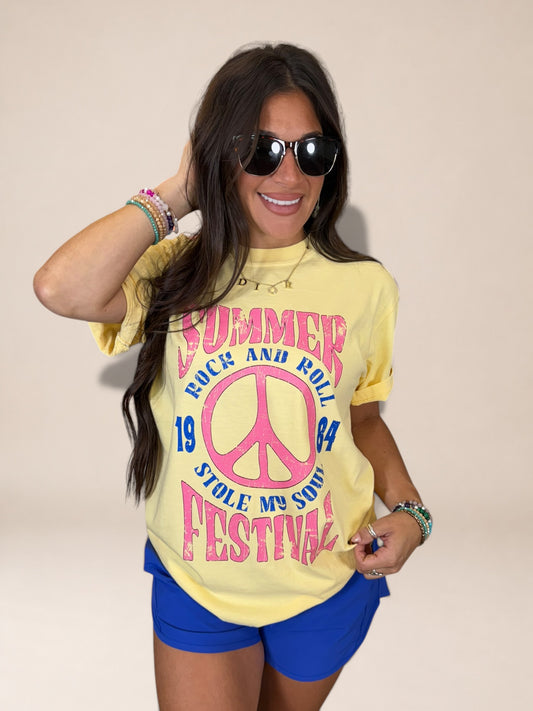 Summer Festival Graphic T-shirt