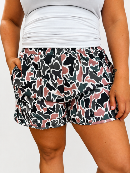 Trail Ready Camo Shorts