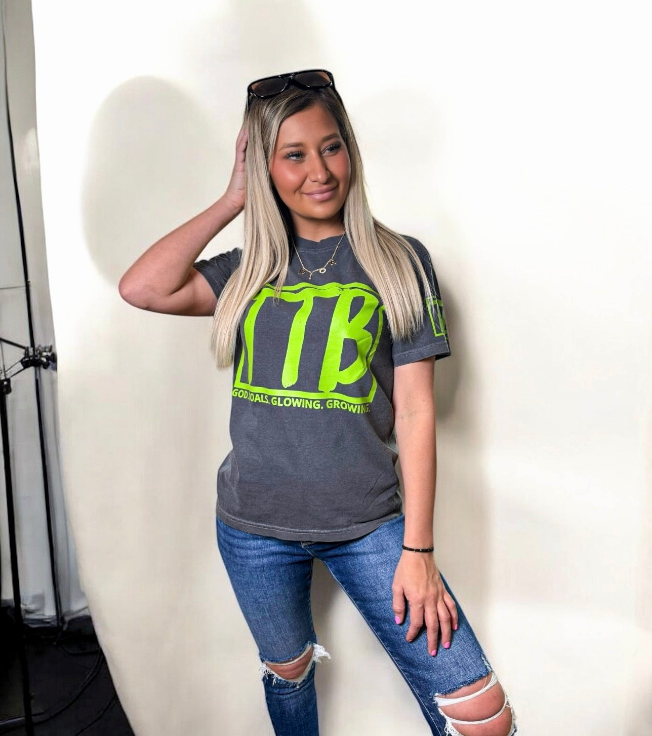 Lime Green TTB Basic Logo T-Shirt