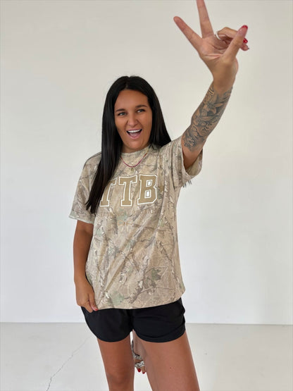 TTB Stars On Camo Graphic T-shirt