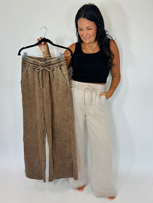 Fleece On Me Drawstring Sweatpants