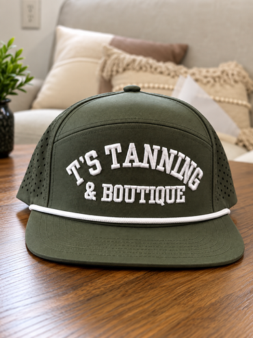 T's Tanning Green Rope Hat
