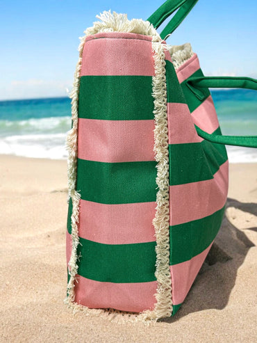 Striped Summer Tote Bag