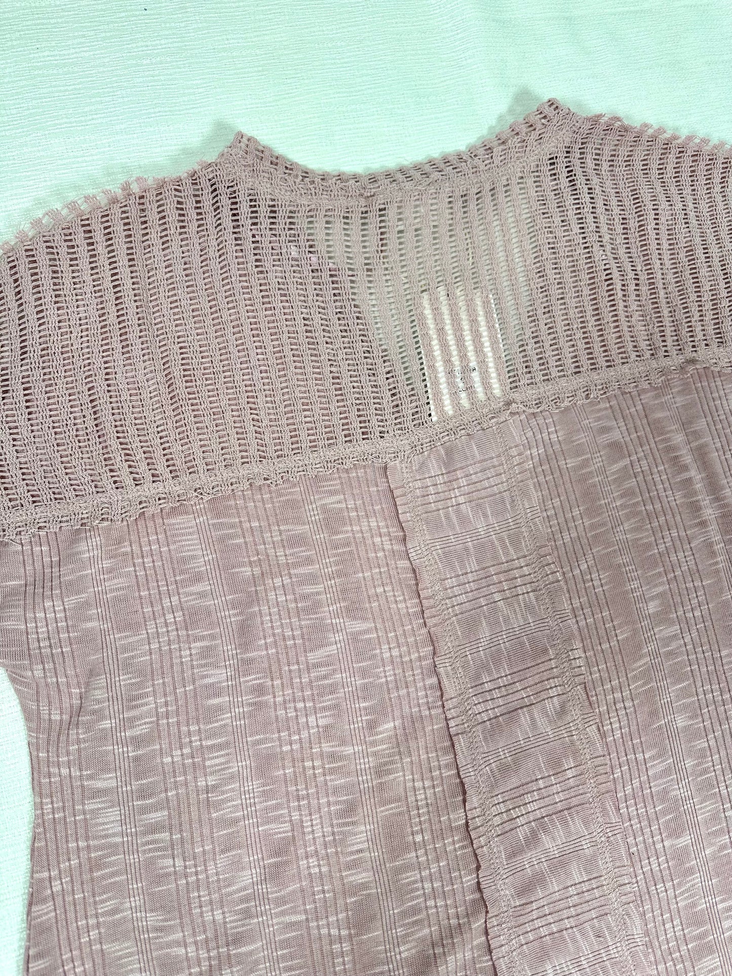 Oversized Contrast Comfy Knit Top