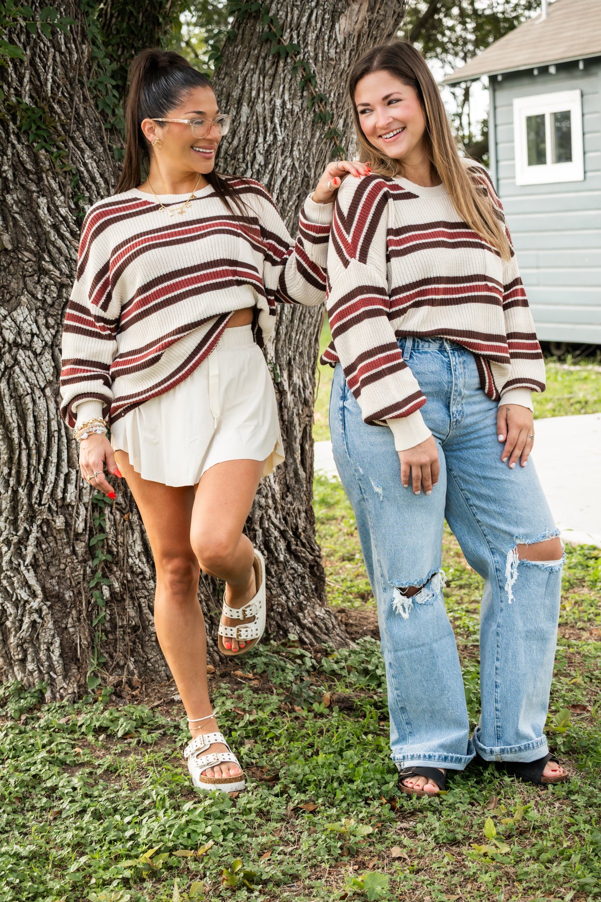 Trendsetter Stripe Sweater Top