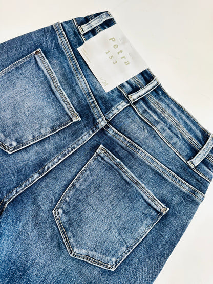 Charlie Dark Wash Wide Leg Fare Jeans