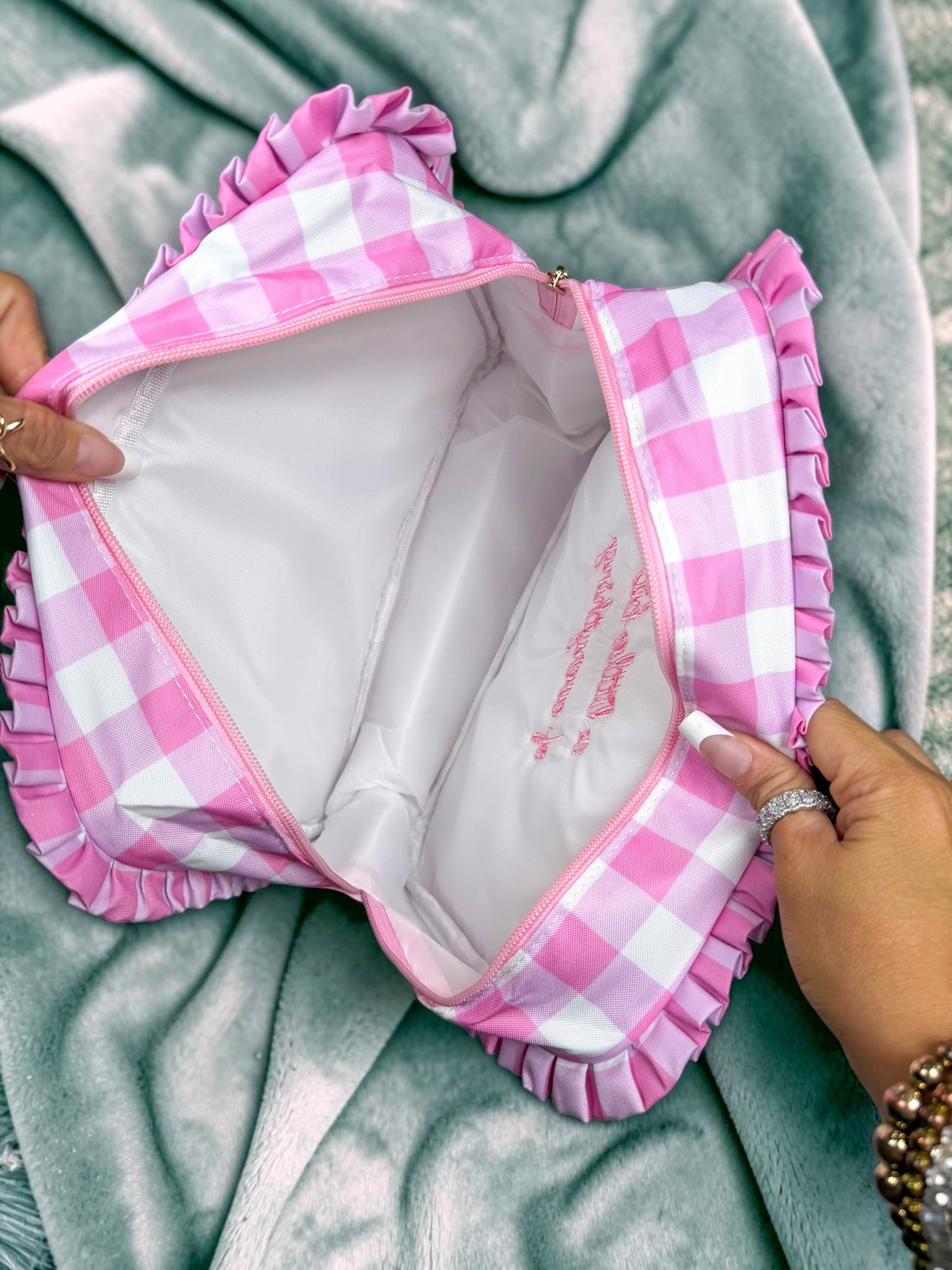 A Little Bit Of Everything Ruffle Travel Bag