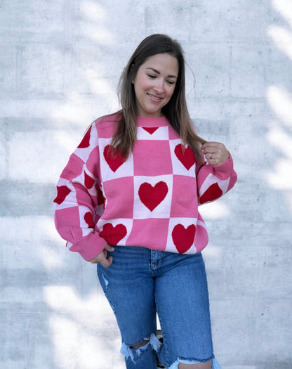 Sweetheart Love Block Pullover
