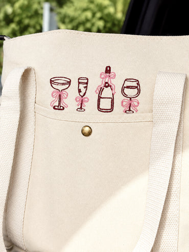 Wine Time Tote Bag
