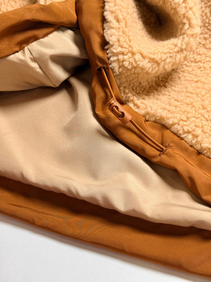 Honey Haze Half-Button Sherpa Sweatshirt