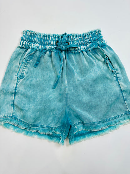 Get Right Acid Wash Shorts