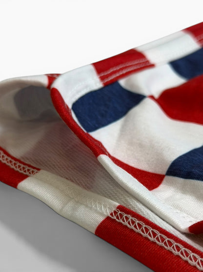 Independence Day Checkered Shorts