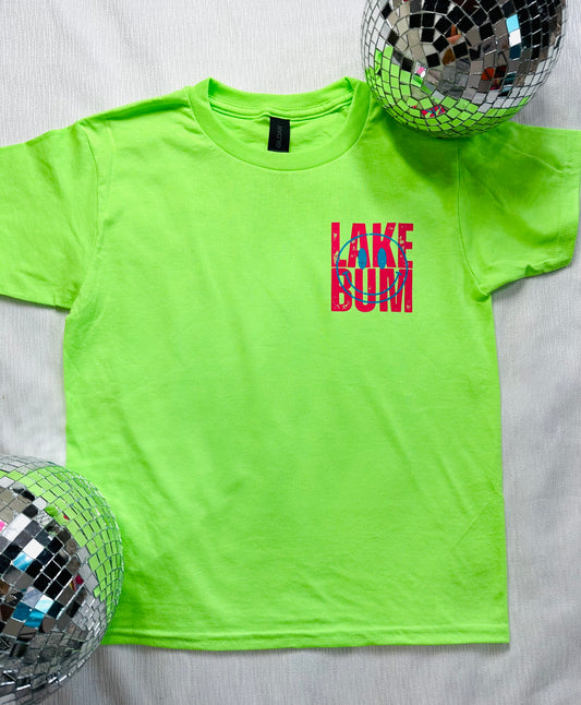 Lake Bum Graphic Tee Size Youth Small