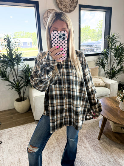 Cozy Check Plaid Flannel Shirt