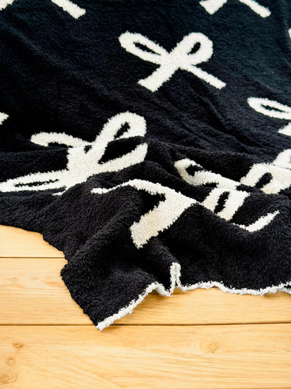 Snuggle Bows Throw Blanket