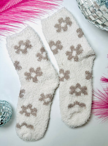 Spring Is In The Air Fuzzy Socks
