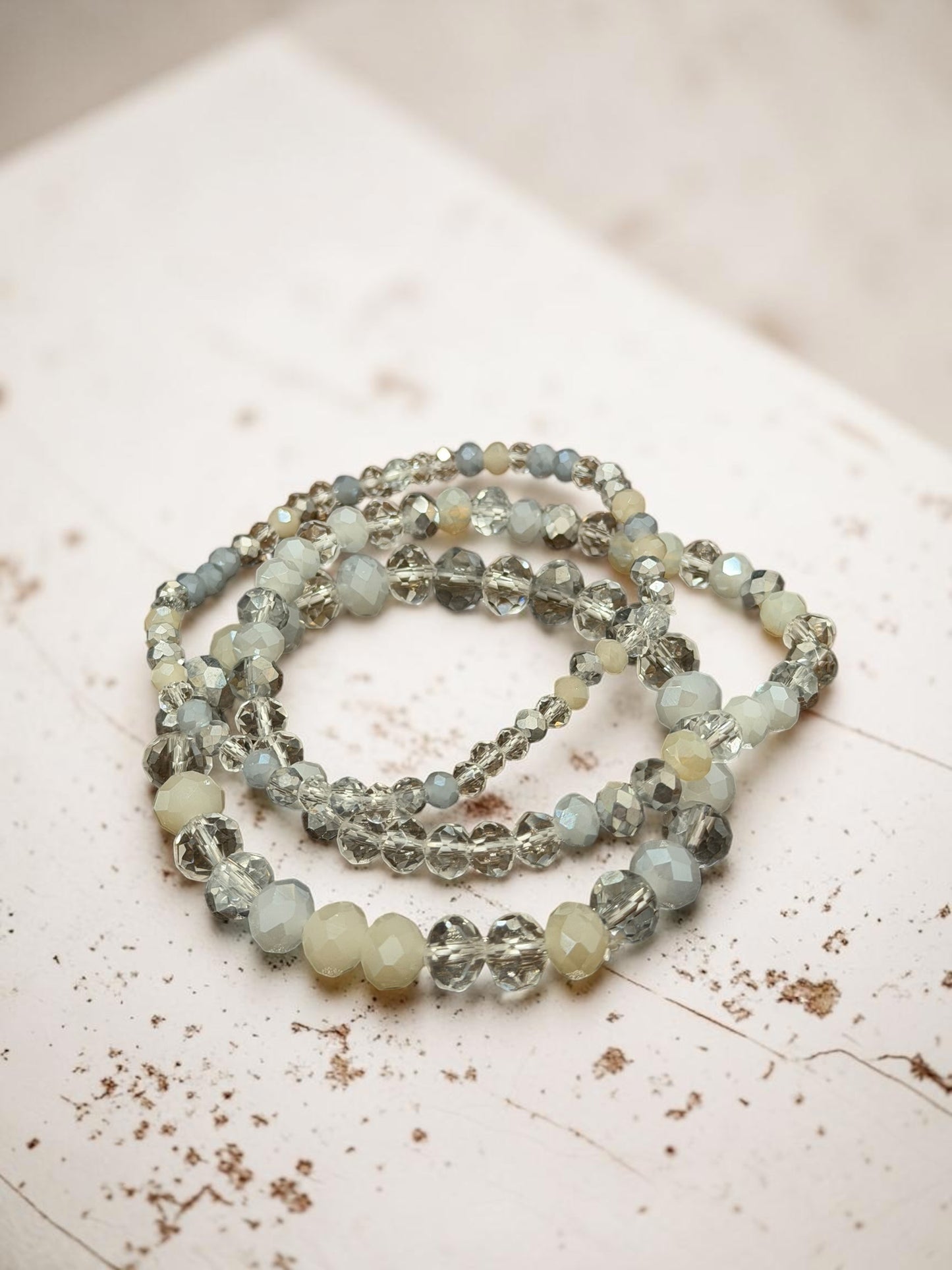 Shades Of Grey Bracelet Set