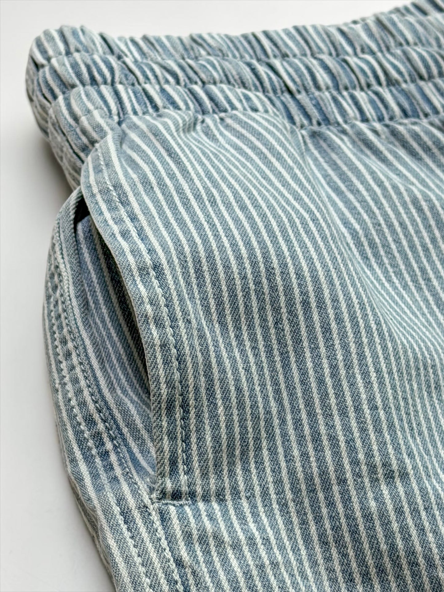 Sky Blue Casual Denim Shorts