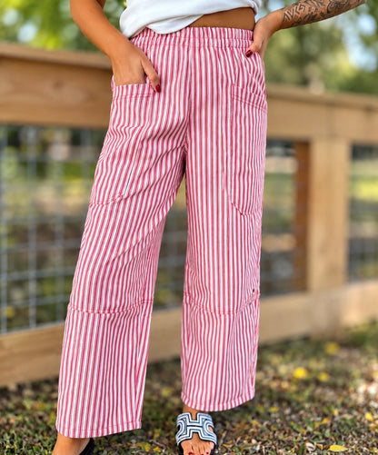 Weekend Breeze Striped Pants