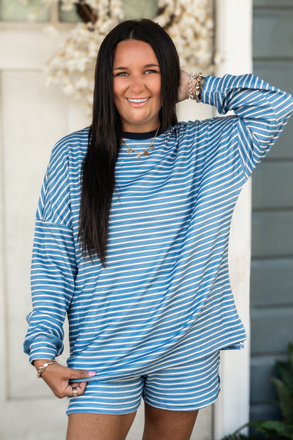 Wave Stripe Oversized Set