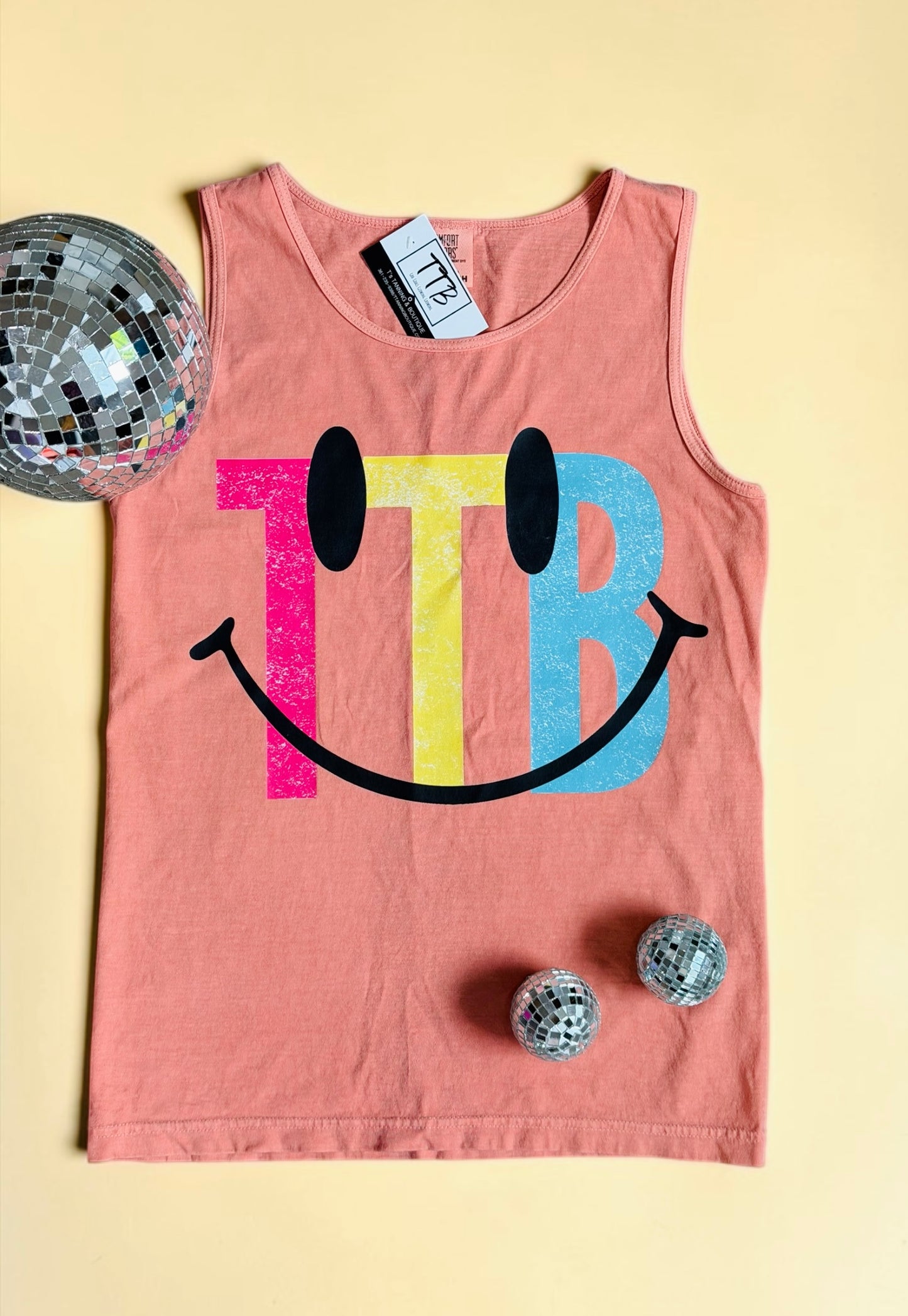Summer Ready TTB Smiley Graphic Tank