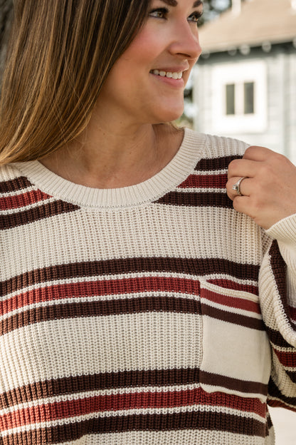 Trendsetter Stripe Sweater Top