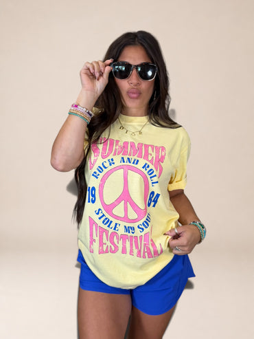 Summer Festival Graphic T-shirt