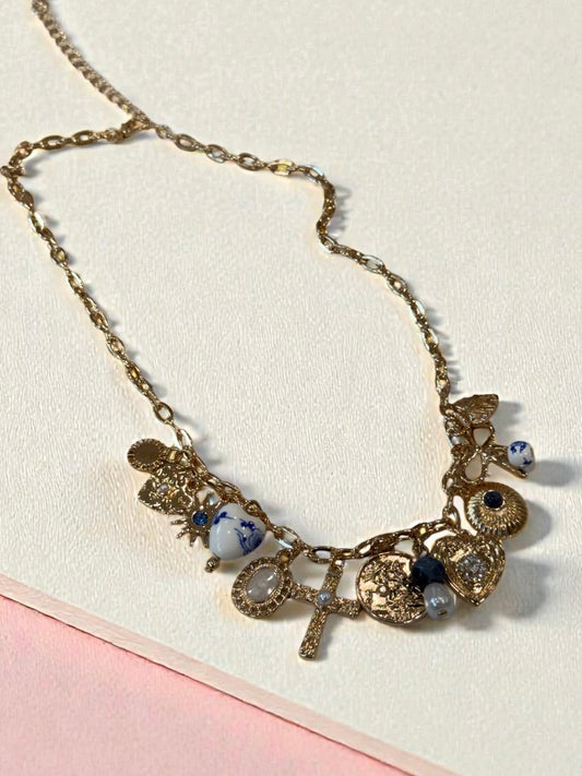 Strong In My Faith Charm Necklace