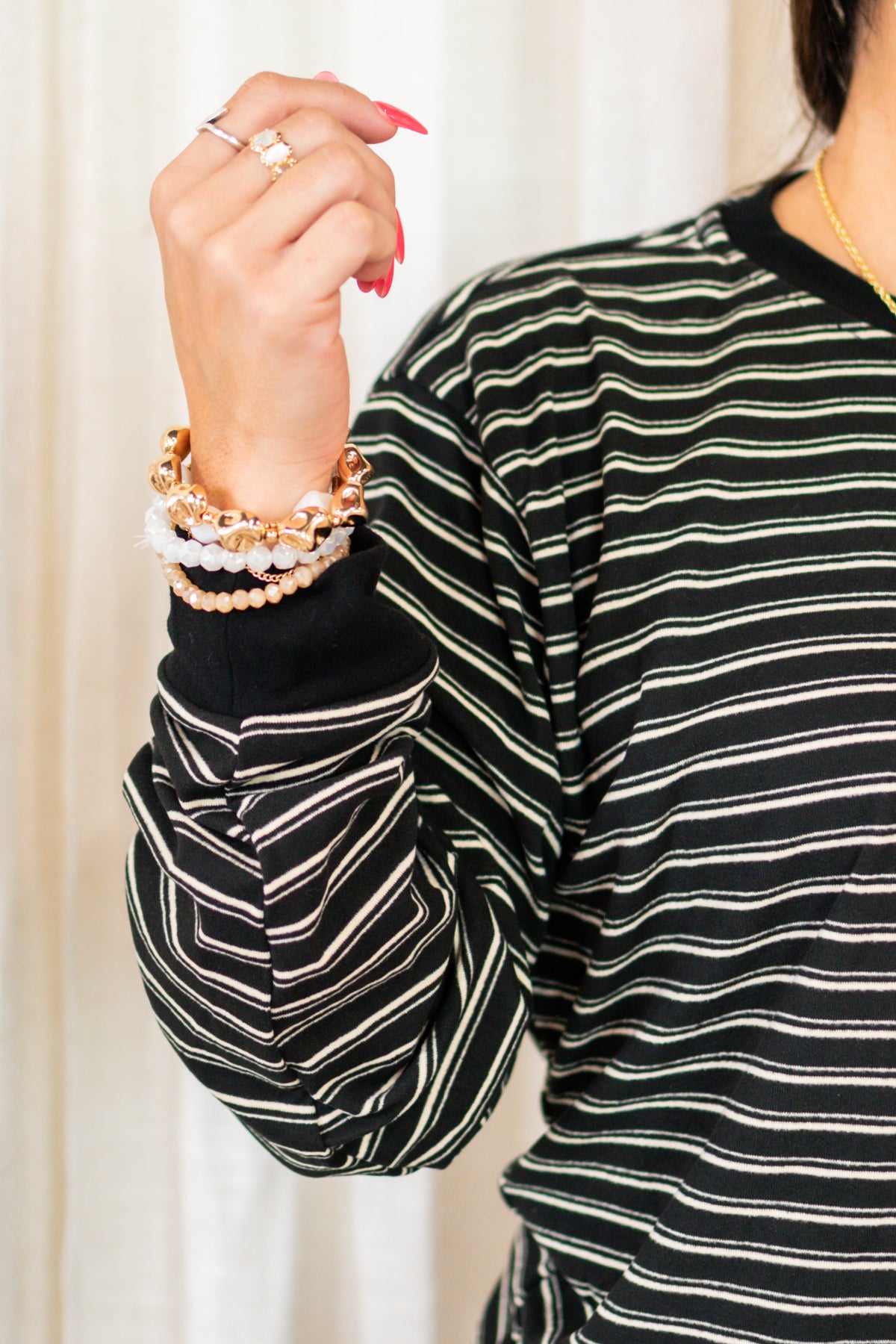 Perfect Stripe Pullover Top