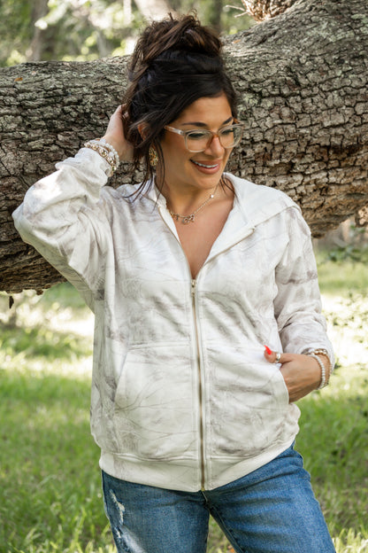 Untamed Camo Zip Hoodie