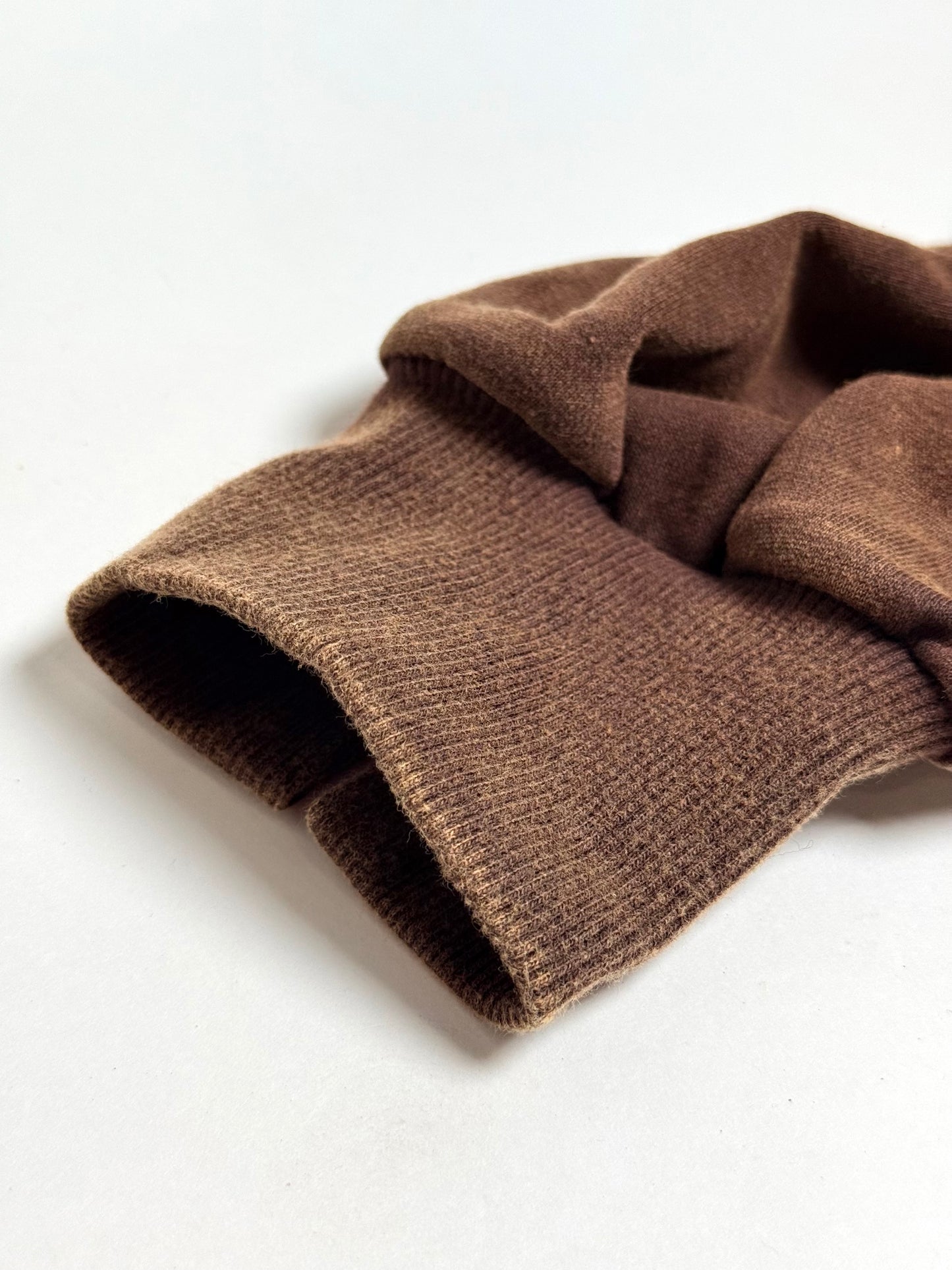 Coffee Knit Button Front Cardigan Top