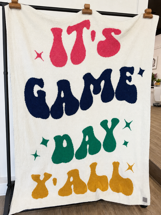 It's Game Day Y'all Throw Blanket