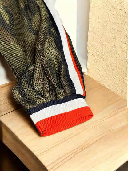 Tactical Mesh Pullover Top