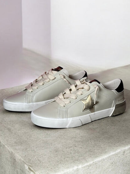 Maggie Gold Pop Low-Top Sneakers