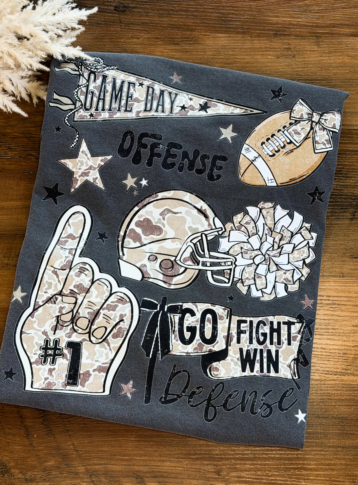 Game Day Collage Graphic T-shirt
