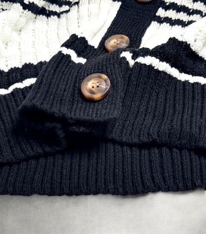 Onyx Eclipse Textured Knit Cardigan