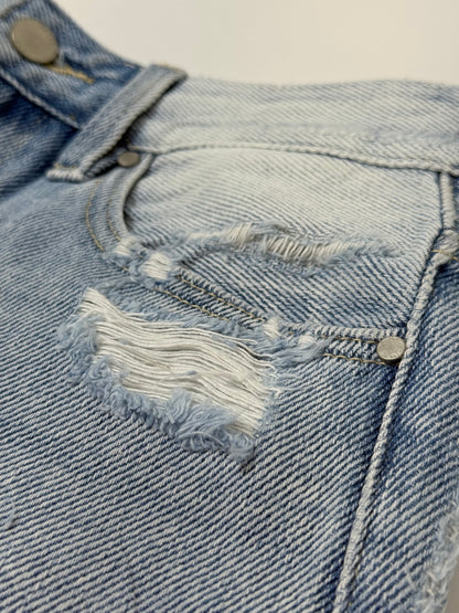 Maddie Mae Heavy Distress Mom Jean