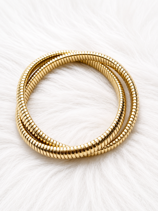 Golden Flex Band Bracelet