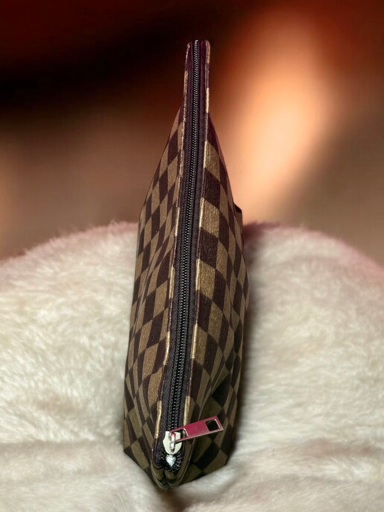 Vanity Check Travel Cosmetic Pouch